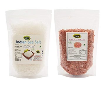  Natural Sea Salt + Himalayan Pink Salt